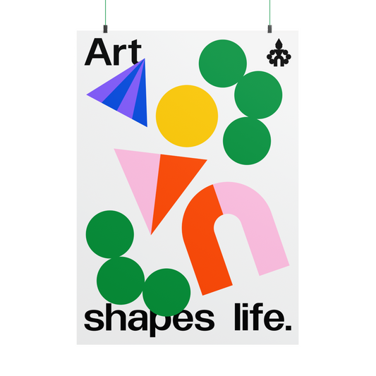 art shapes life poster